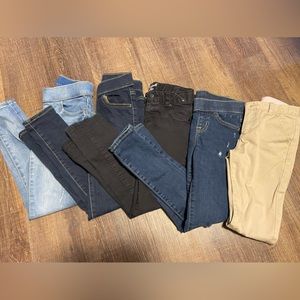 Kids Size 8 Skinny Jean Lot
